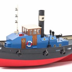 Rimorchiatore in kit scala 1/20 lungo 737mm in legno ed ABS