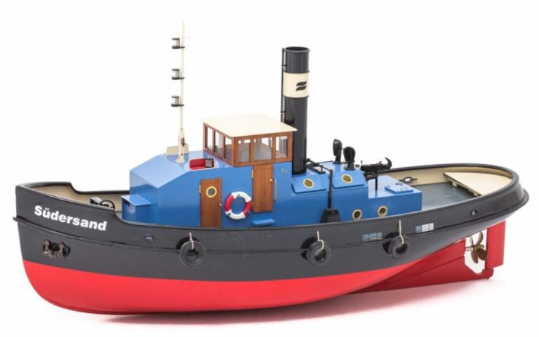 Rimorchiatore in kit scala 1/20 lungo 737mm in legno ed ABS