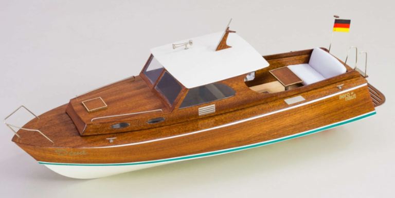 Yatch Diva cabinato radiocomandato kit in legno 580mm