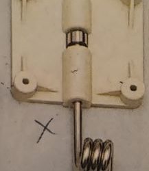 CARRELLO ANTERIORE STERZANTE ASSE IN ACCIAIO DA 4mm
