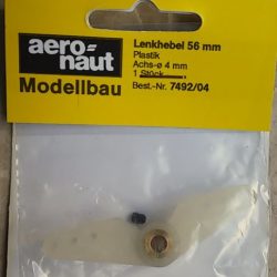 SQUADRETTA CARRELLO ANTERIORE LARGA 56mm FORO DA 4mm