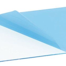 PLASTICA TRASPARENTE 50x25cm 0,8mm SPESSORE PER CAPPOTTINE