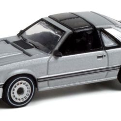 Ford Mustang GT 1982 1/64 argento metallizzato