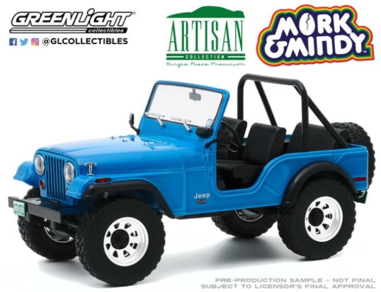 Jeep CJ-5 1972 del telefilm Mork & Mindy 1/18