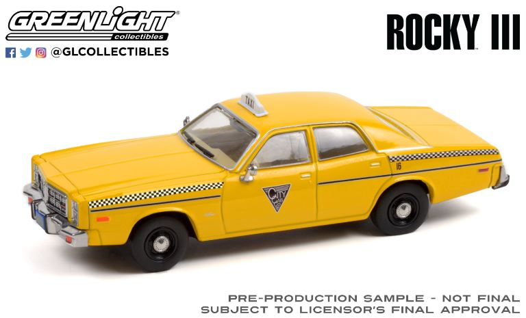 Dodge Monaco Taxy Rocky III 1982 1/43 City Cab Co.