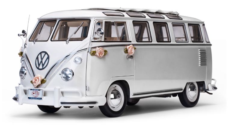 VOLKSWAGEN SAMBA WEDDING 1/12 1962 VERSIONE PER MATRIMONI