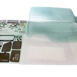 Carrozzeria SCX6 JLU 4DR Wrangler trasparente 1/6