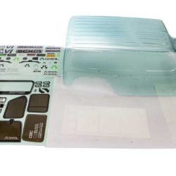 Carrozzeria SCX6 JLU 4DR Wrangler trasparente 1/6