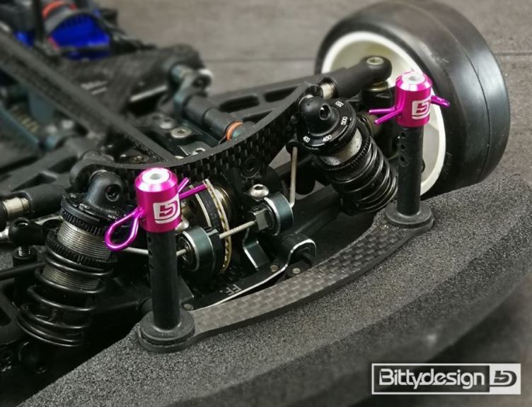 Kit di magneti 4pz 1/10 orange per forare le carrozzerie