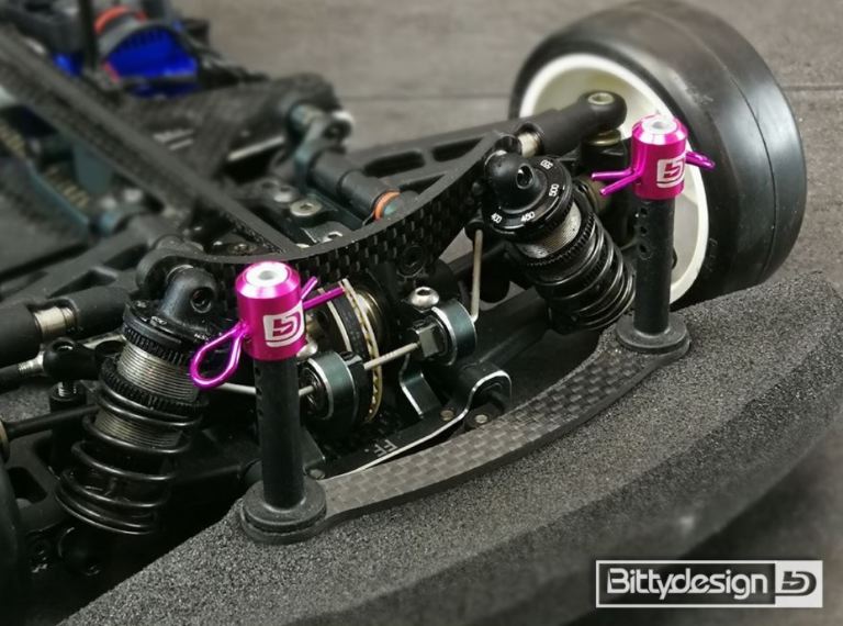 Kit di magneti 4pz 1/10 pink per forare le carrozzerie