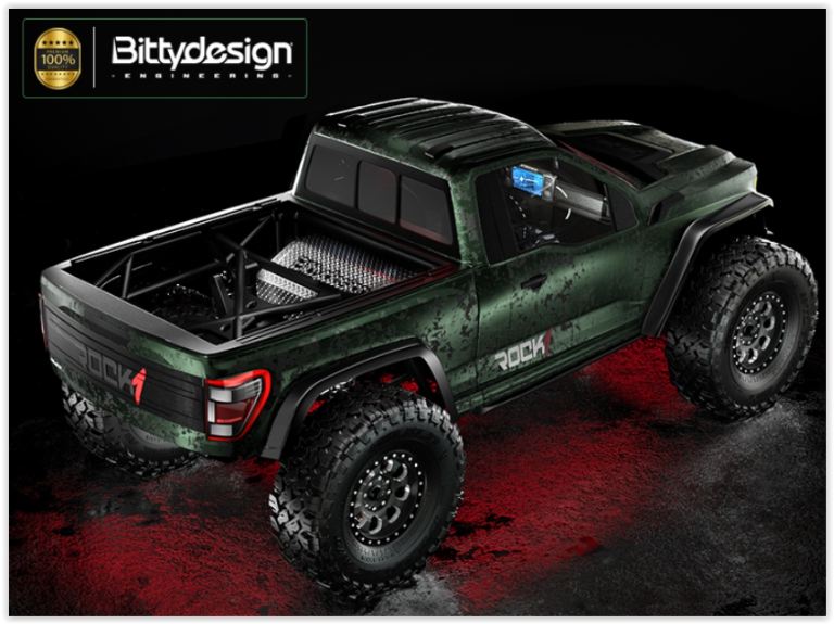 Carrozzeria ROCK1 per Vanquish VS4-10 Phoenix/Fordyce 1/10 Rock Crawler