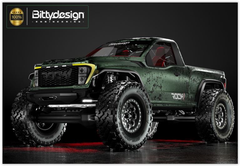 Carrozzeria ROCK1 per Vanquish VS4-10 Phoenix/Fordyce 1/10 Rock Crawler