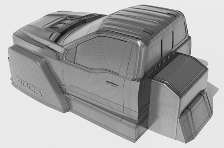 Carrozzeria ROCK1 per Vanquish VS4-10 Phoenix/Fordyce 1/10 Rock Crawler