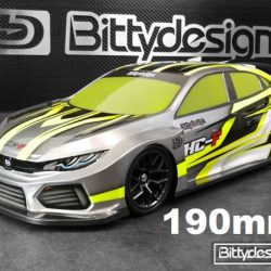 Carrozzeria HC-F 190mm 1/10 per telai FWD