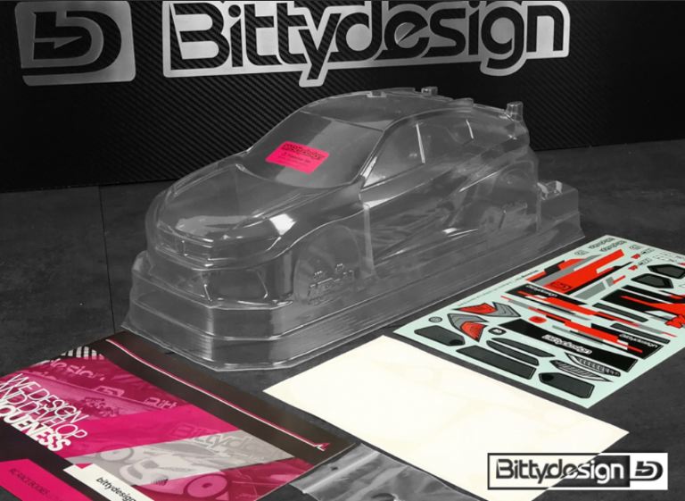 Carrozzeria Mini HC-M 210-225mm 1/10 per mini Tamiya