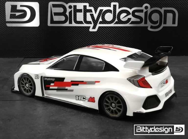 Carrozzeria Mini HC-M 210-225mm 1/10 per mini Tamiya