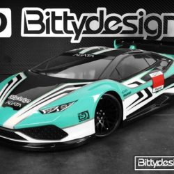 Carrozzeria GT Agata 190mm 1/10 Lamborghini Huracàn