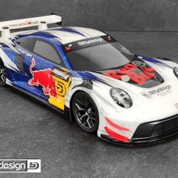 Carrozzeria GT P-GT3R 190mm 1/10 Porsche 911 GT3 passo 258mm