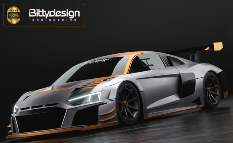 Carrozzeria GT AR8-GT3 190mm Audi R8 trasparente