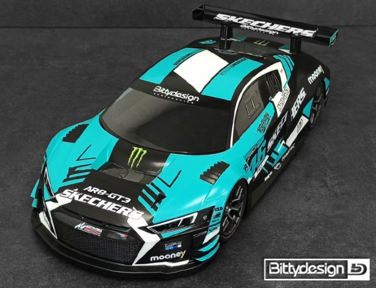 Carrozzeria GT AR8-GT3 190mm Audi R8 trasparente