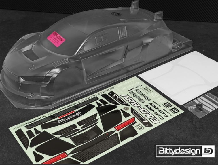 Carrozzeria GT AR8-GT3 190mm Audi R8 trasparente