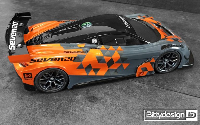 Carrozzeria Seven20 190mm 1/10 trasparente