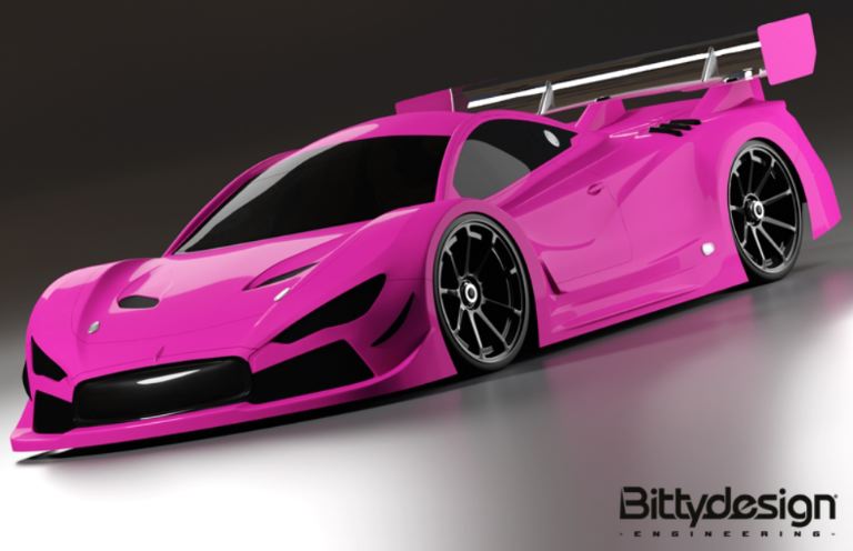 Carrozzeria Hyper GT8 1/8 GT Rally Game 325-330mm trasparente