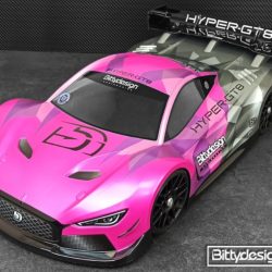 Carrozzeria Hyper GT8 1/8 GT Rally Game 325-330mm trasparente