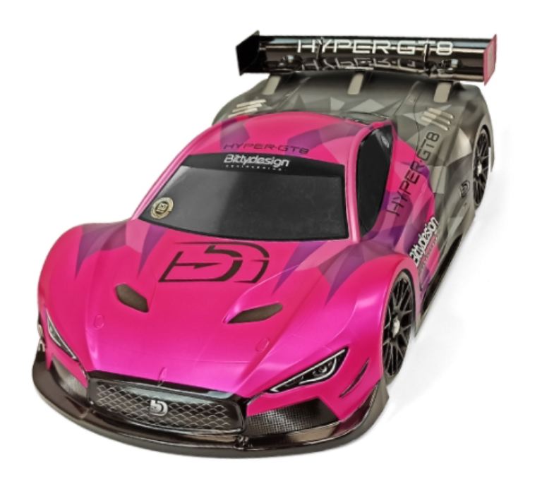 Carrozzeria Hyper GT8 1/8 GT Rally Game 325-330mm trasparente