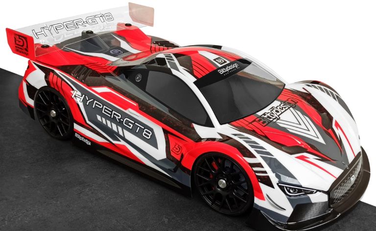 Carrozzeria Hyper GT8 1/8 GT Rally Game 325-330mm trasparente