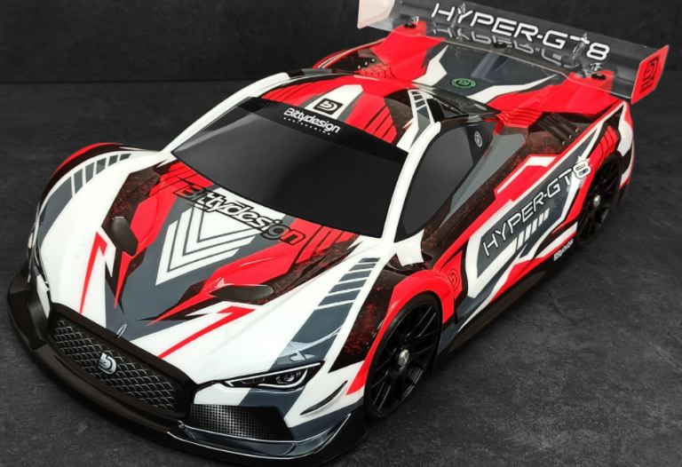 Carrozzeria Hyper GT8 1/8 GT Rally Game 325-330mm trasparente