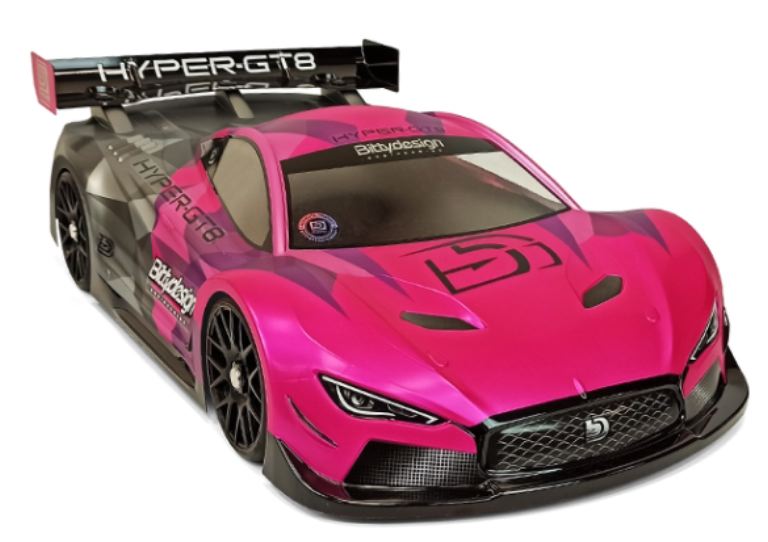 Carrozzeria Hyper GT8 1/8 GT Rally Game 325-330mm trasparente