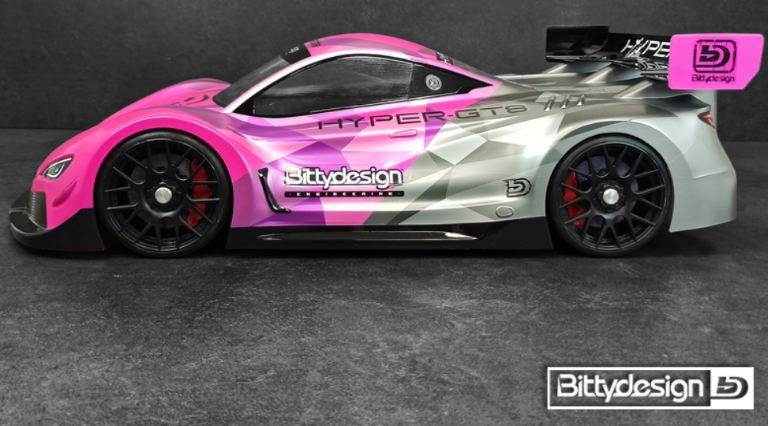 Carrozzeria Hyper GT8 1/8 GT Rally Game 325-330mm trasparente