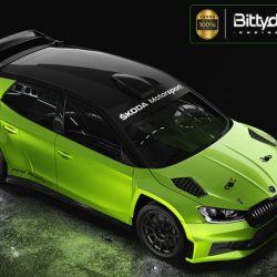 Carrozzeria Skoda Fabia RS Rally2 190mm 1/10 trasparente