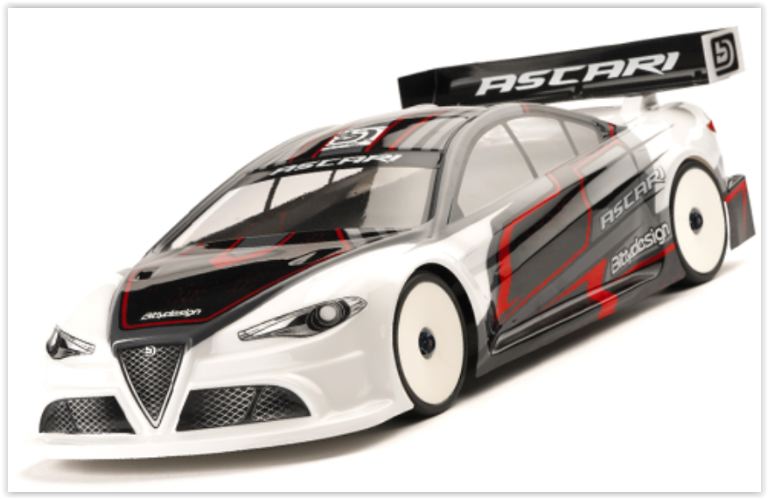 Carrozzeria Ascari 190mm 0,75mm trasparente Alfa Romeo