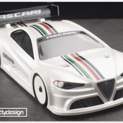 Carrozzeria Ascari 190mm 0,75mm trasparente Alfa Romeo