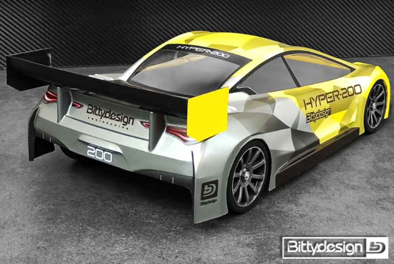 Carrozzeria Hyper-200 IC 200mm trasparente scoppio 1/10