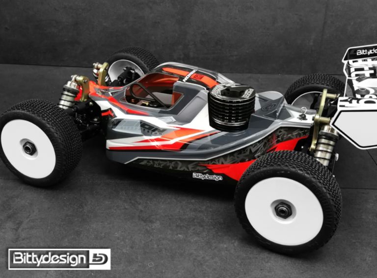 Carrozzeria VISION per Kyosho MP10 1/8 Pre-tagliata trasparente