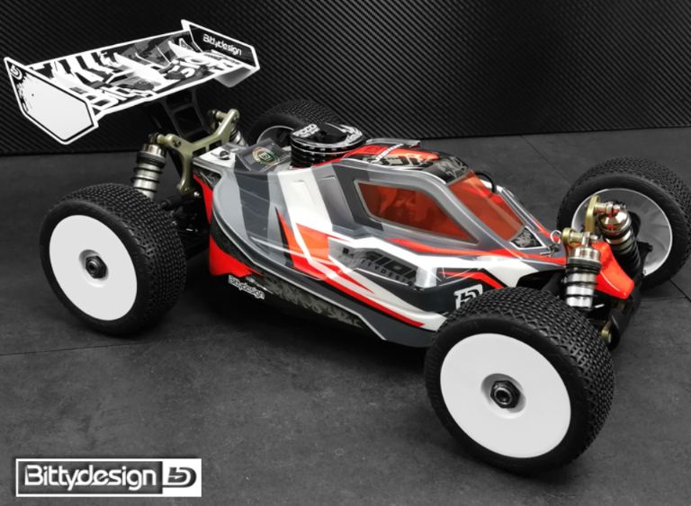 Carrozzeria VISION per Kyosho MP10 1/8 Pre-tagliata trasparente