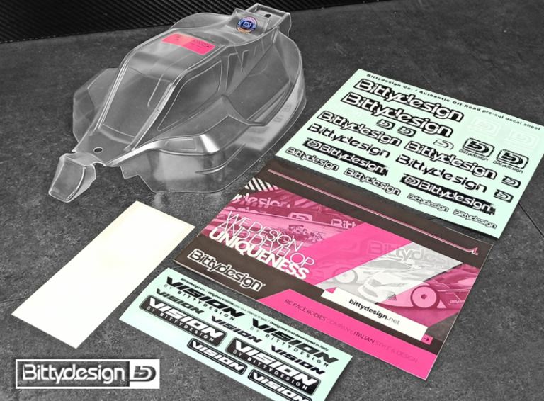 Carrozzeria VISION per Kyosho MP10E / MP10E TKI2 Pre-tagliata 1/8