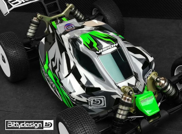 Carrozzeria VISION per Kyosho MP10E / MP10E TKI2 Pre-tagliata 1/8