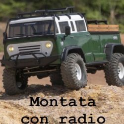 Scaler JT4 EMO verde e bianco 1/10 montato con radio