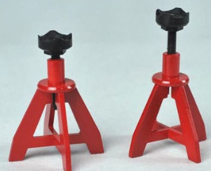 Supporti per auto in scala 1/10 ad altezza regolabile