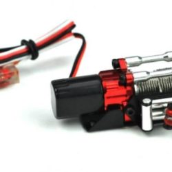 Verricello in alluminio CNC con centralina per RX waterproof