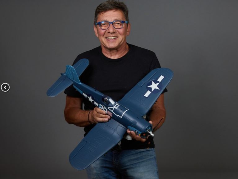 F4U Corsair Warbird blu PNP 750mm