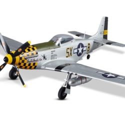 P-51D Mustang Warbird giallo PNP 750mm P51D