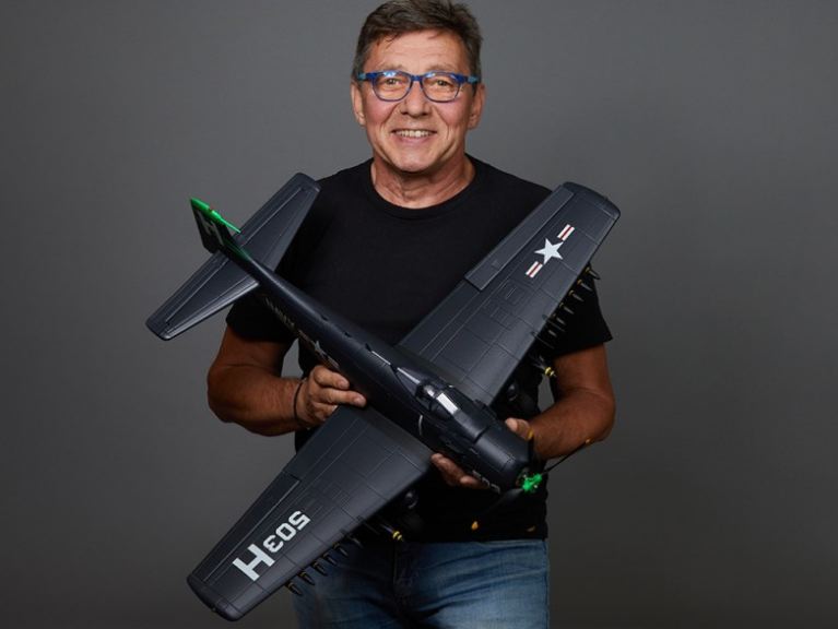 A1 Skyraider Warbird blu PNP 800mm