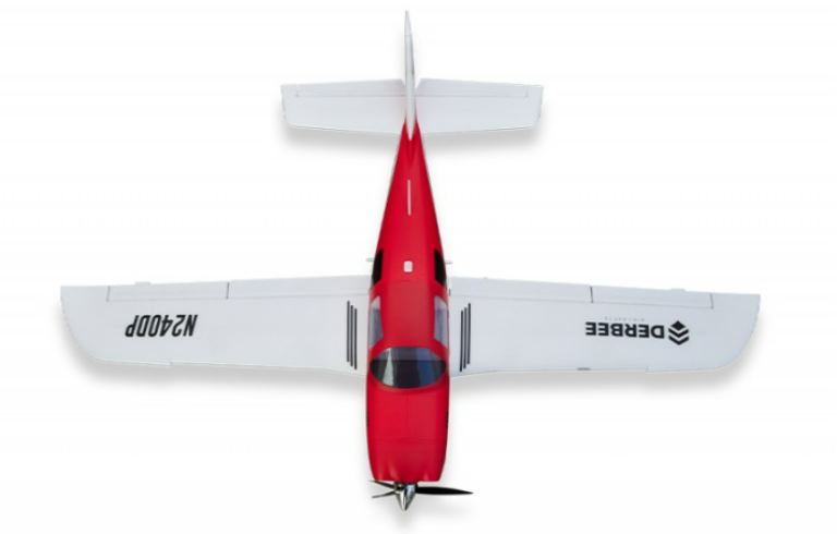 C400 rosso trainer ad ala bassa 1100mm PNP