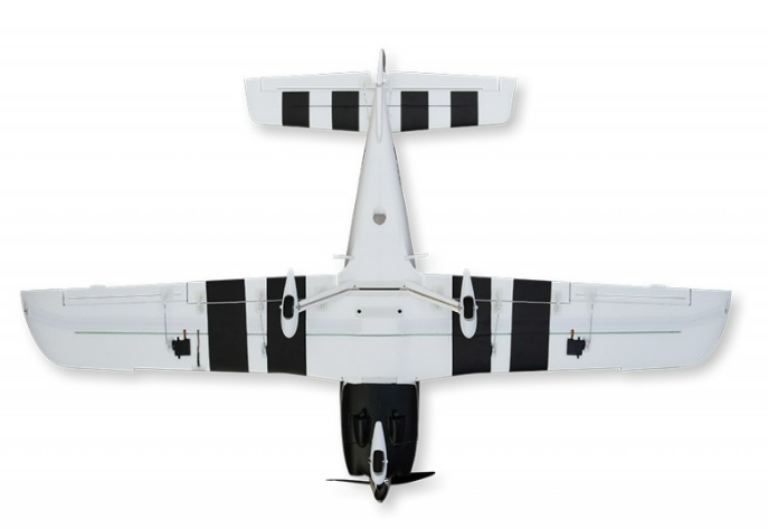 C400 rosso trainer ad ala bassa 1100mm PNP