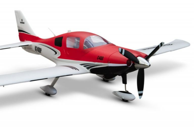 C400 rosso trainer ad ala bassa 1100mm PNP